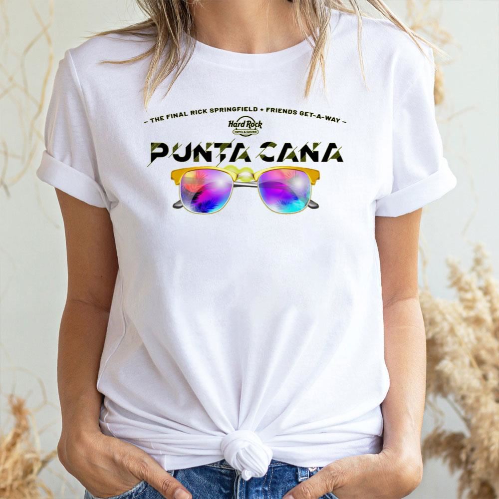 The Final Rick Springfield Friends Get A Way Hard Rock Punta Cana Limited Edition T-shirts